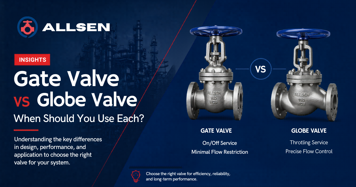 Gate Valve vs Globe Valves